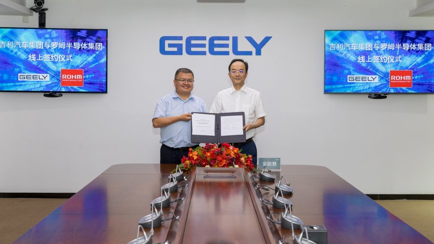 ROHM E GEELY AUTOMOBILE GROUP FORMANO UNA PARTNERSHIP STRATEGICA INCENTRATA SUI DISPOSITIVI DI POTENZA SIC